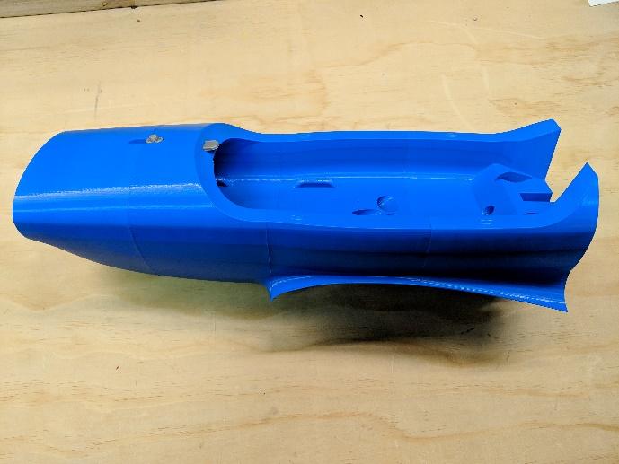 Fuselage section 5 joined to section 4