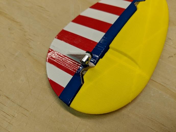 EZ-Connectors on the rudder control horns
