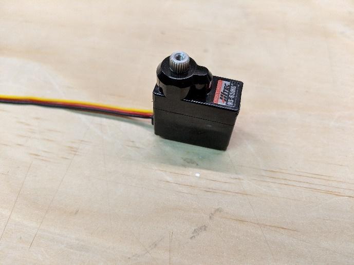Tabs removed from the rudder servos