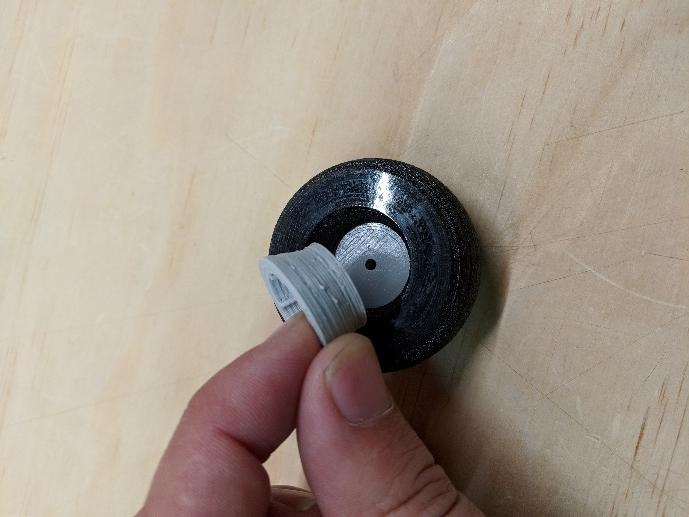 Nose wheel hub halves