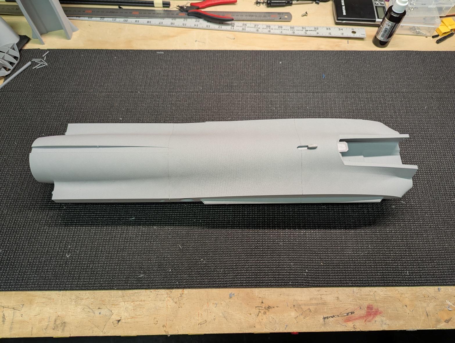Sections 4 and 3 glued together