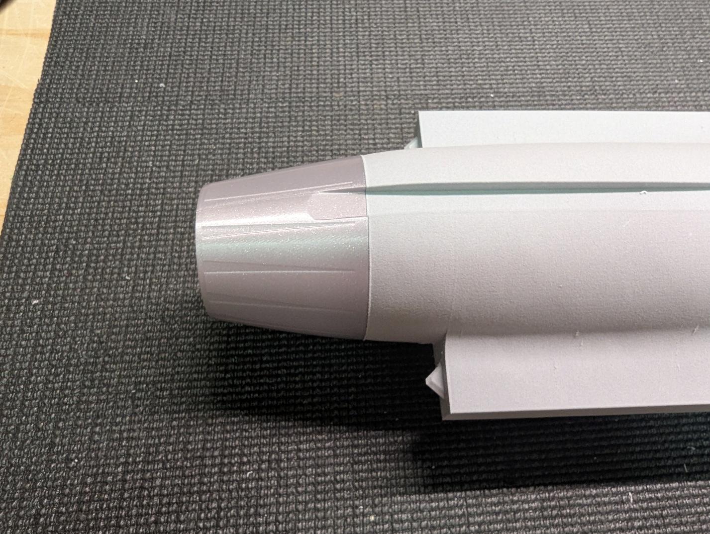 Nozzle attached