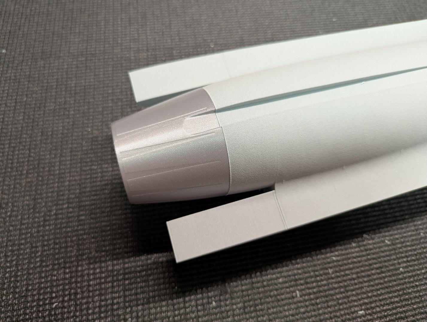 Fuselage section 6 pieces installed