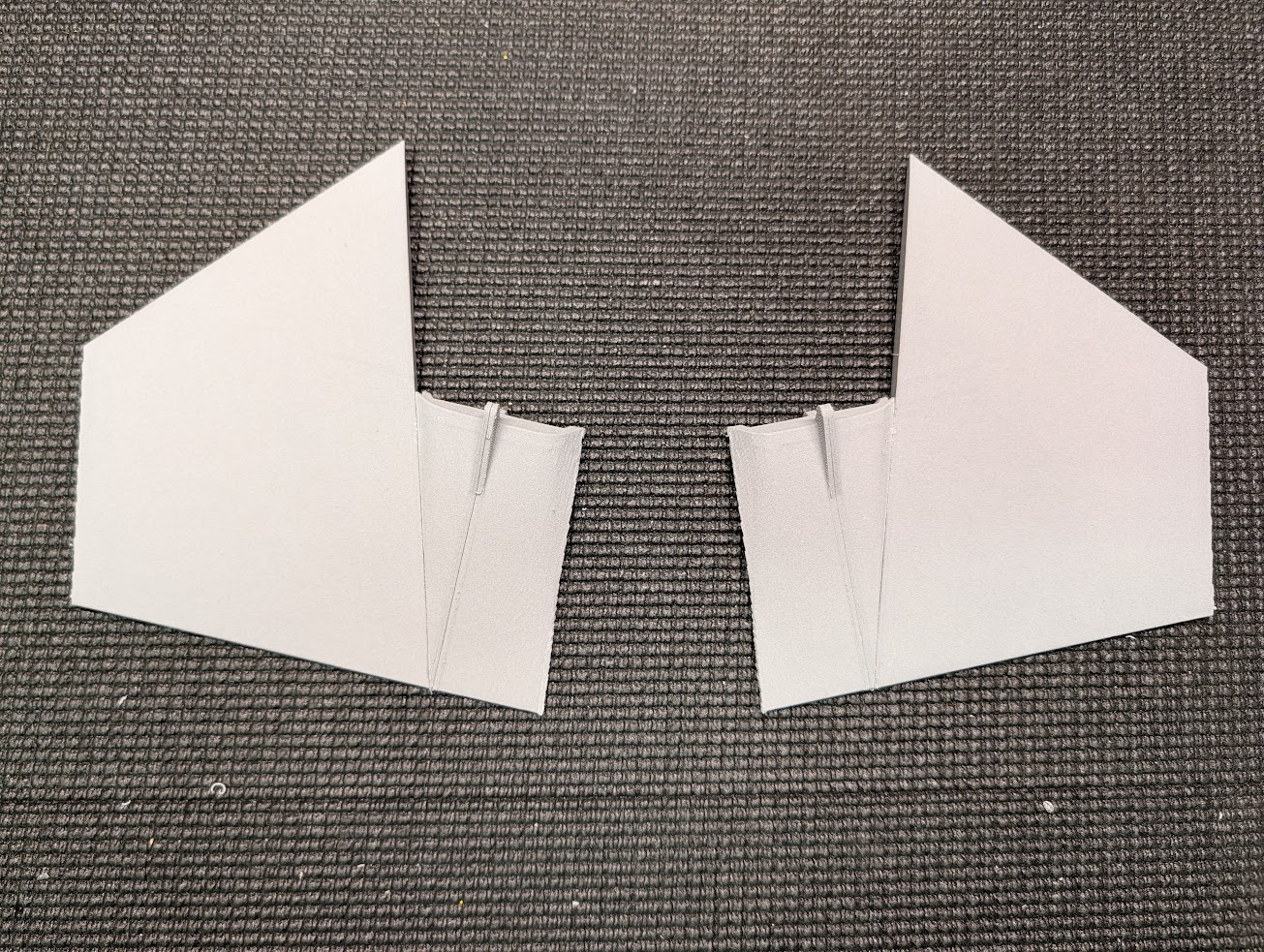 Stabilator segments glued together