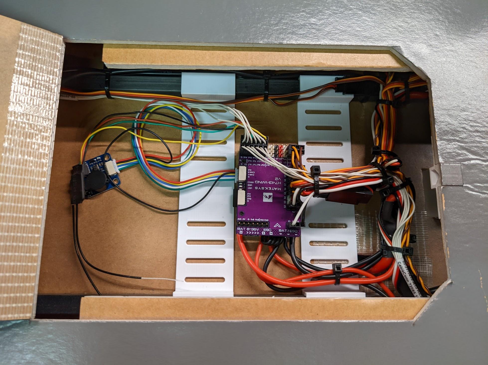 Remaining wiring connected