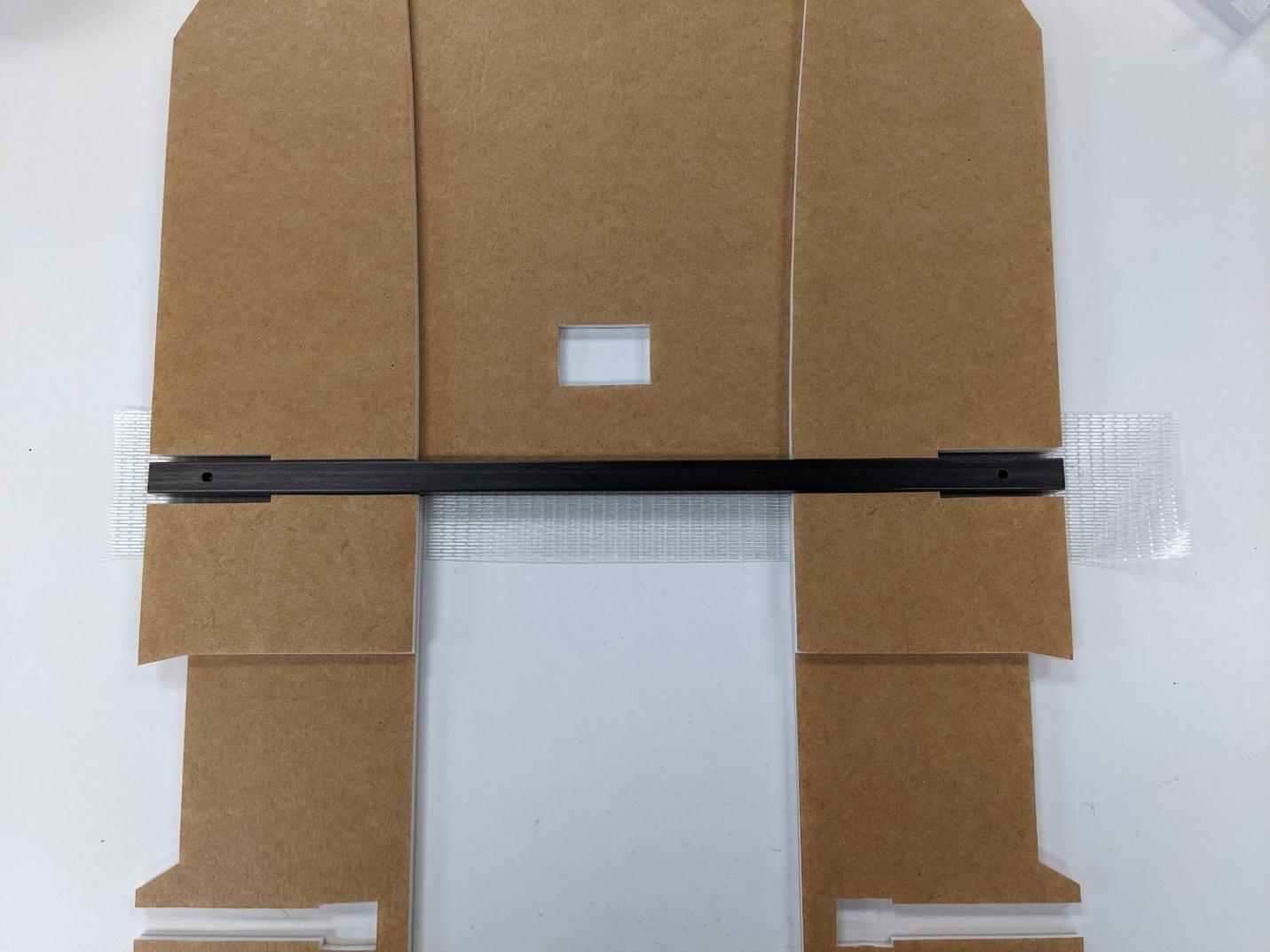 Center sections joined over the spar