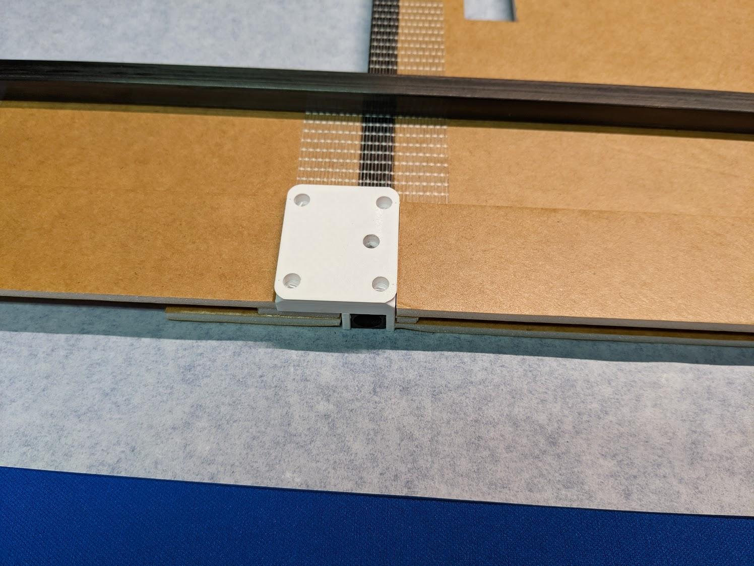 Main gear mounts attached
