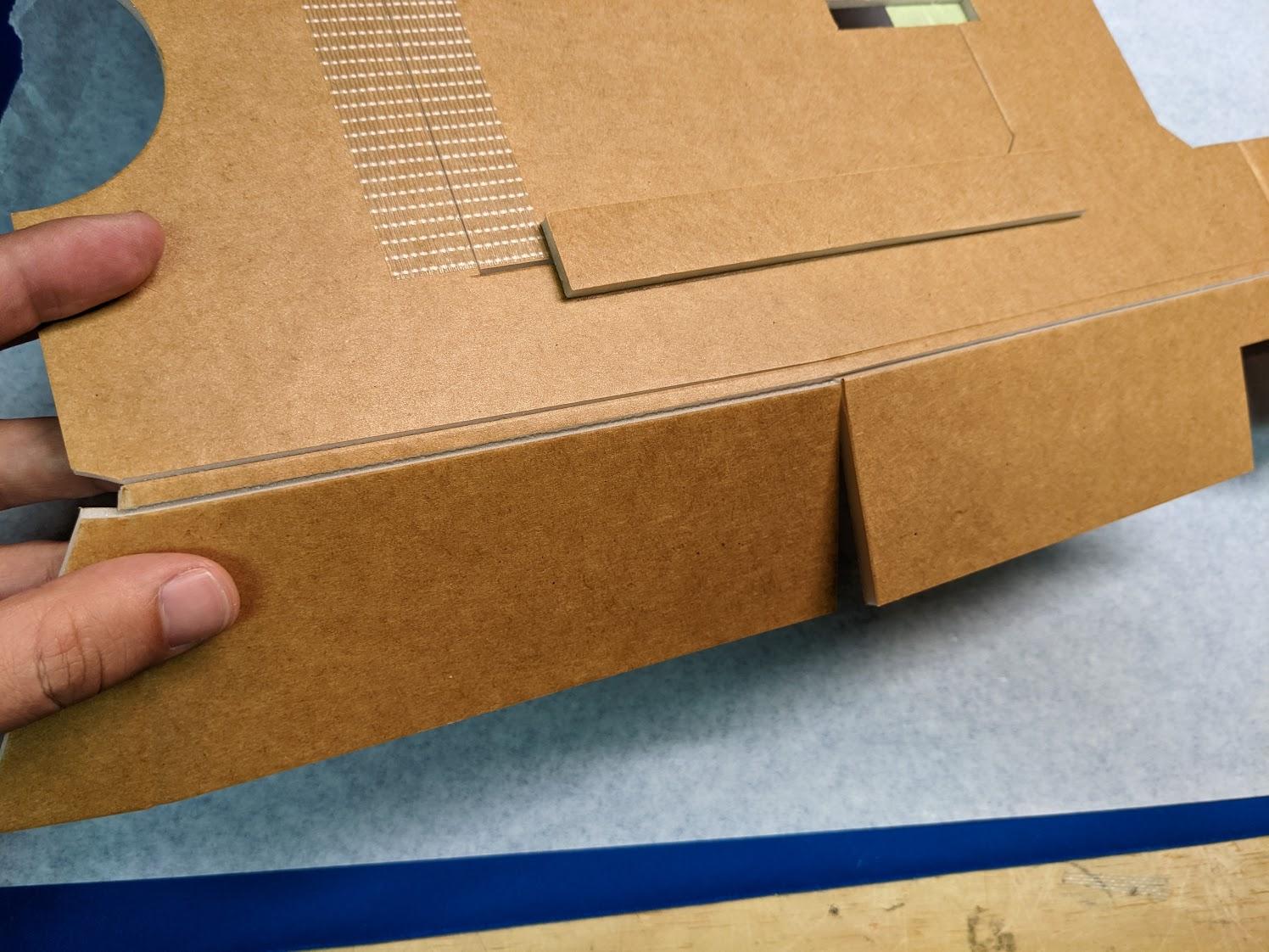 Peeling interior strips