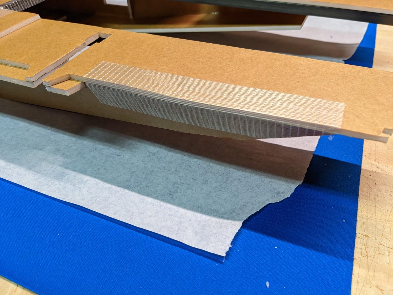 Aft edge reinforced