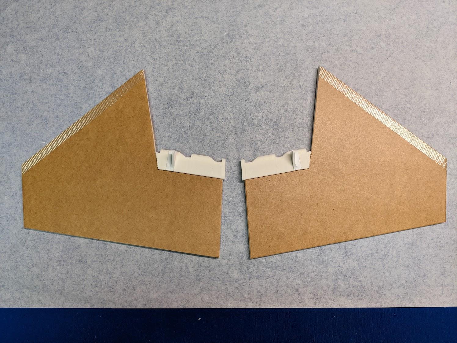 Stabilator stiffeners joined to the foam
