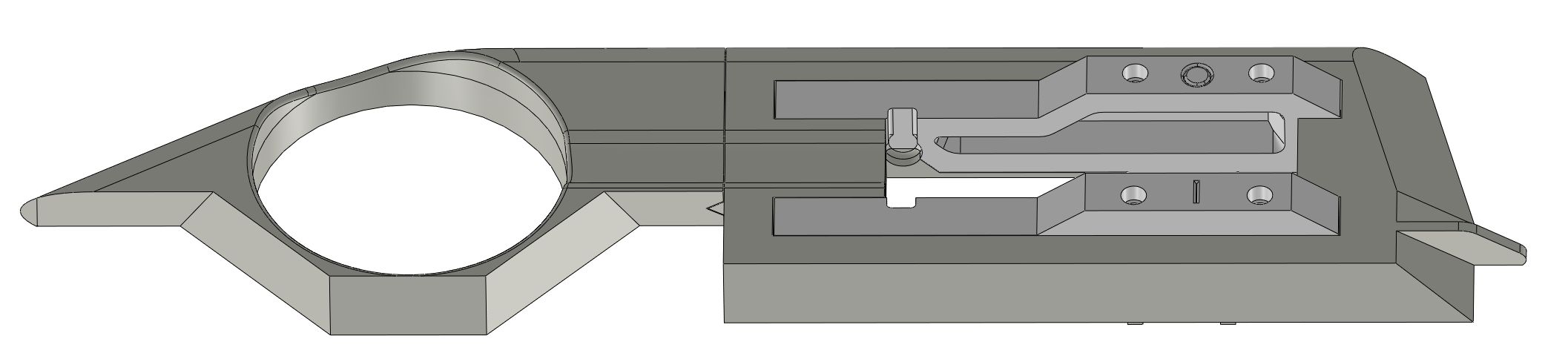 Gear fairing sections joined