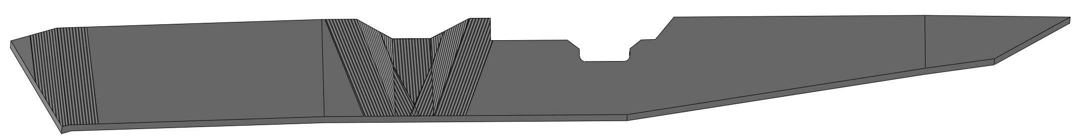 Folding the side panels