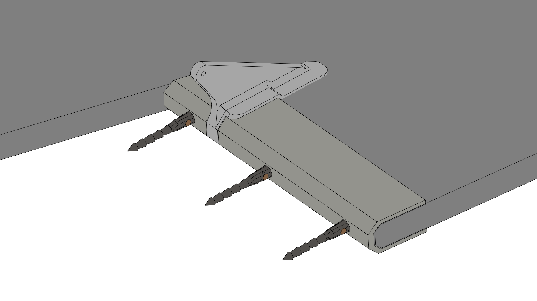 Pin hinges in the stabilator leading edge
