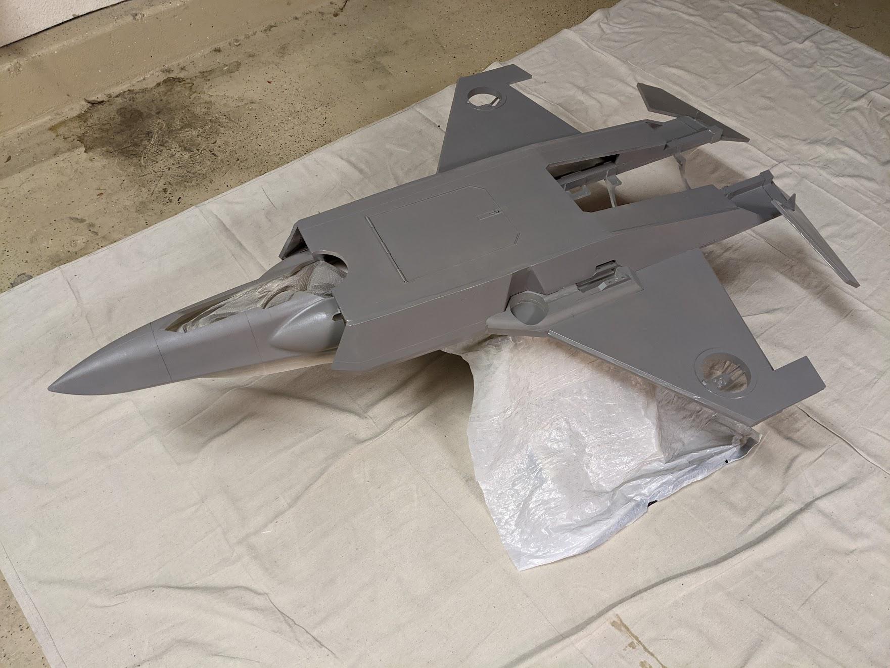 Completed airframe ready for paint