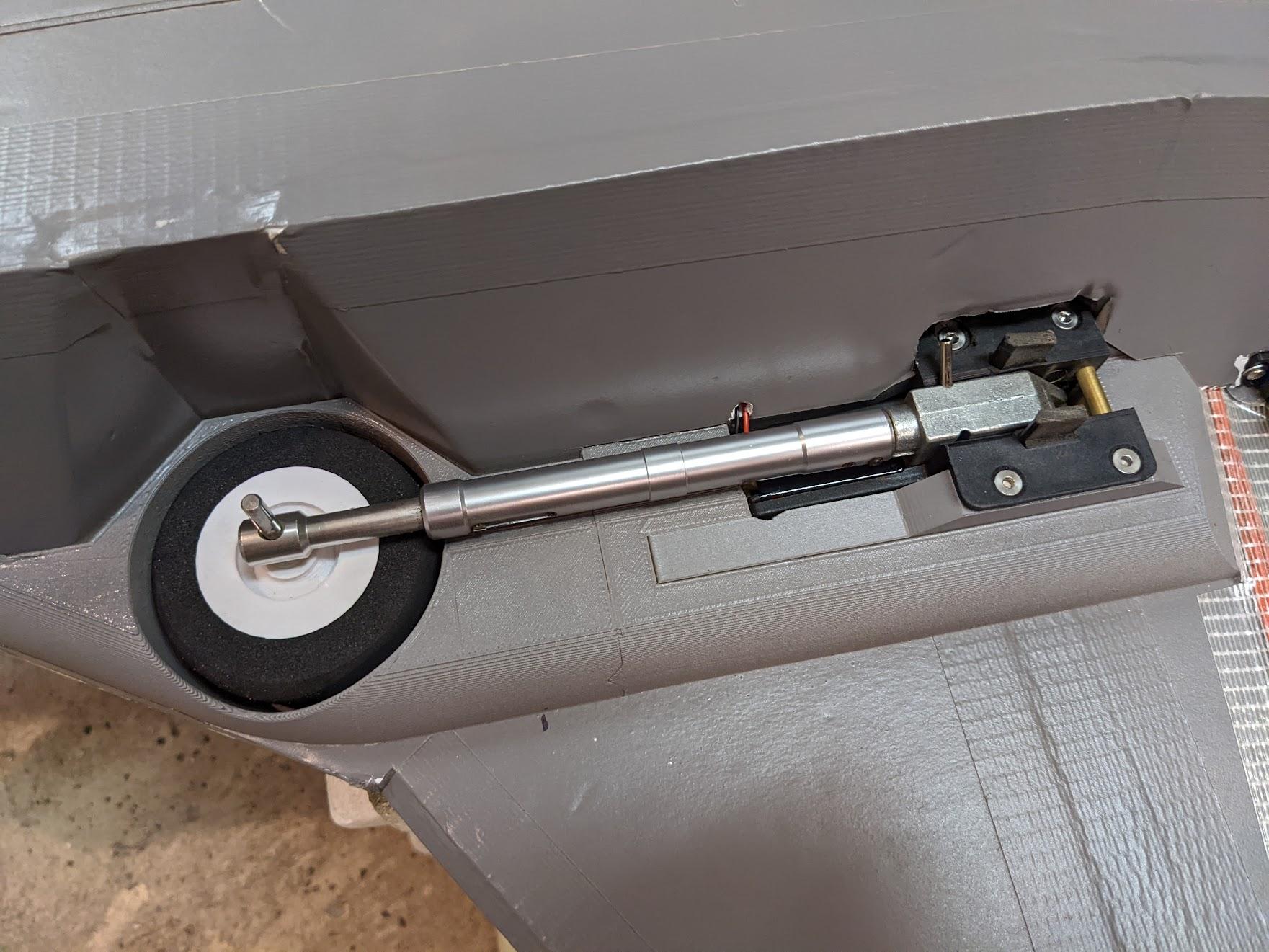 Main retracts assembled and installed