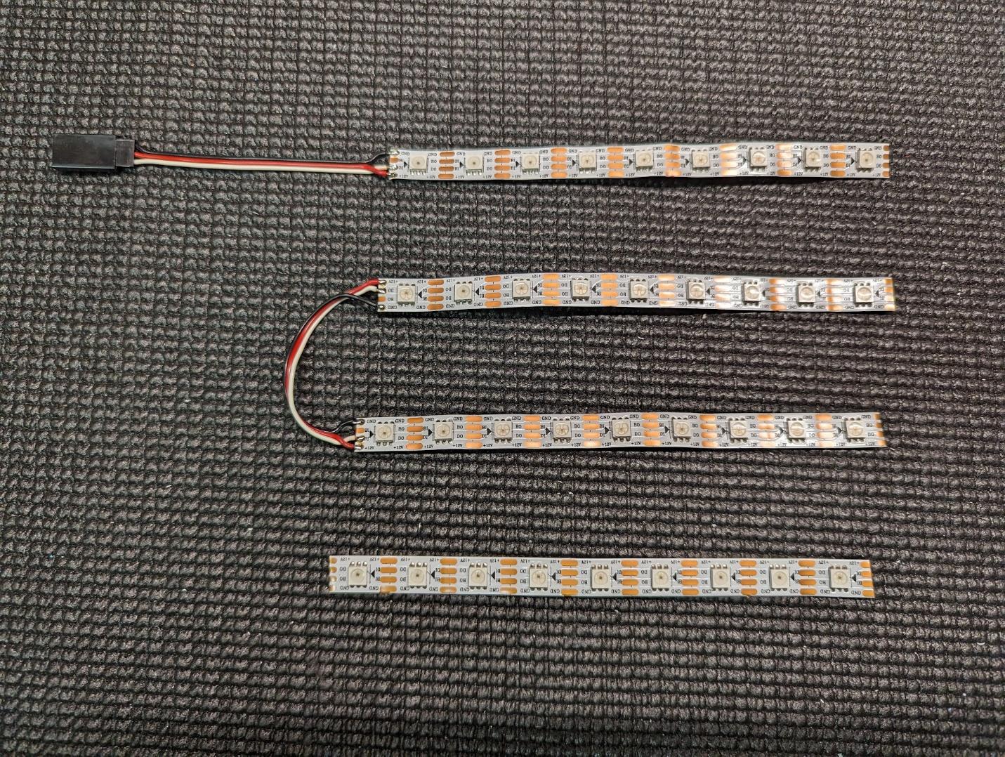 Tail joiner leads soldered, input side