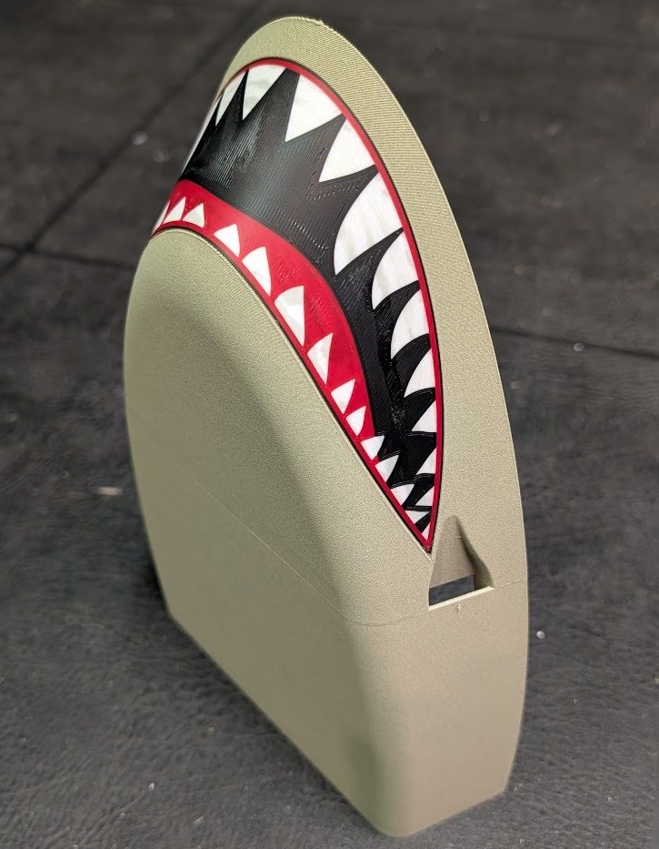 Nose graphic applied
