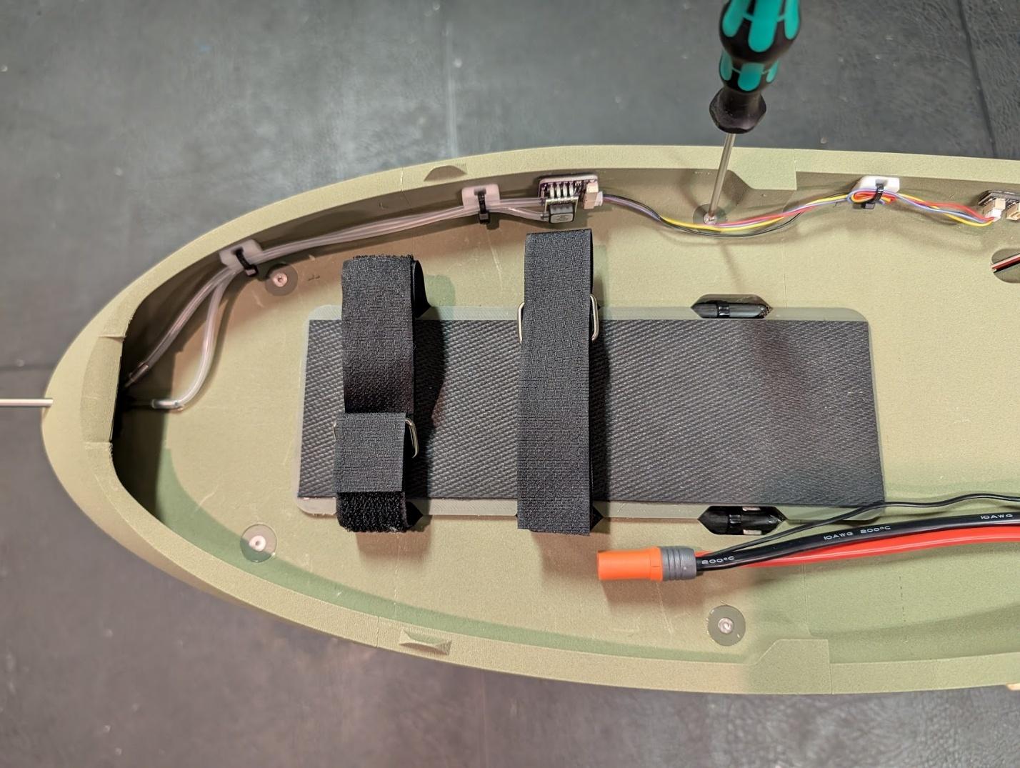 Nose assembly secured