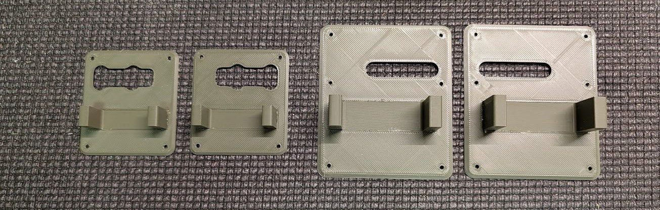 Wing servo holders assembled