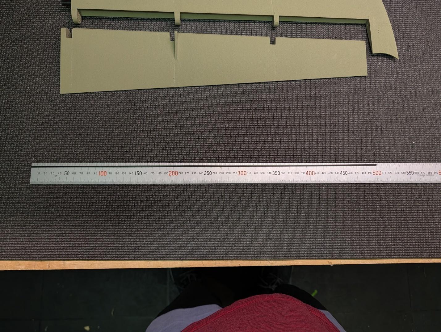 Elevator hinge rods cut
