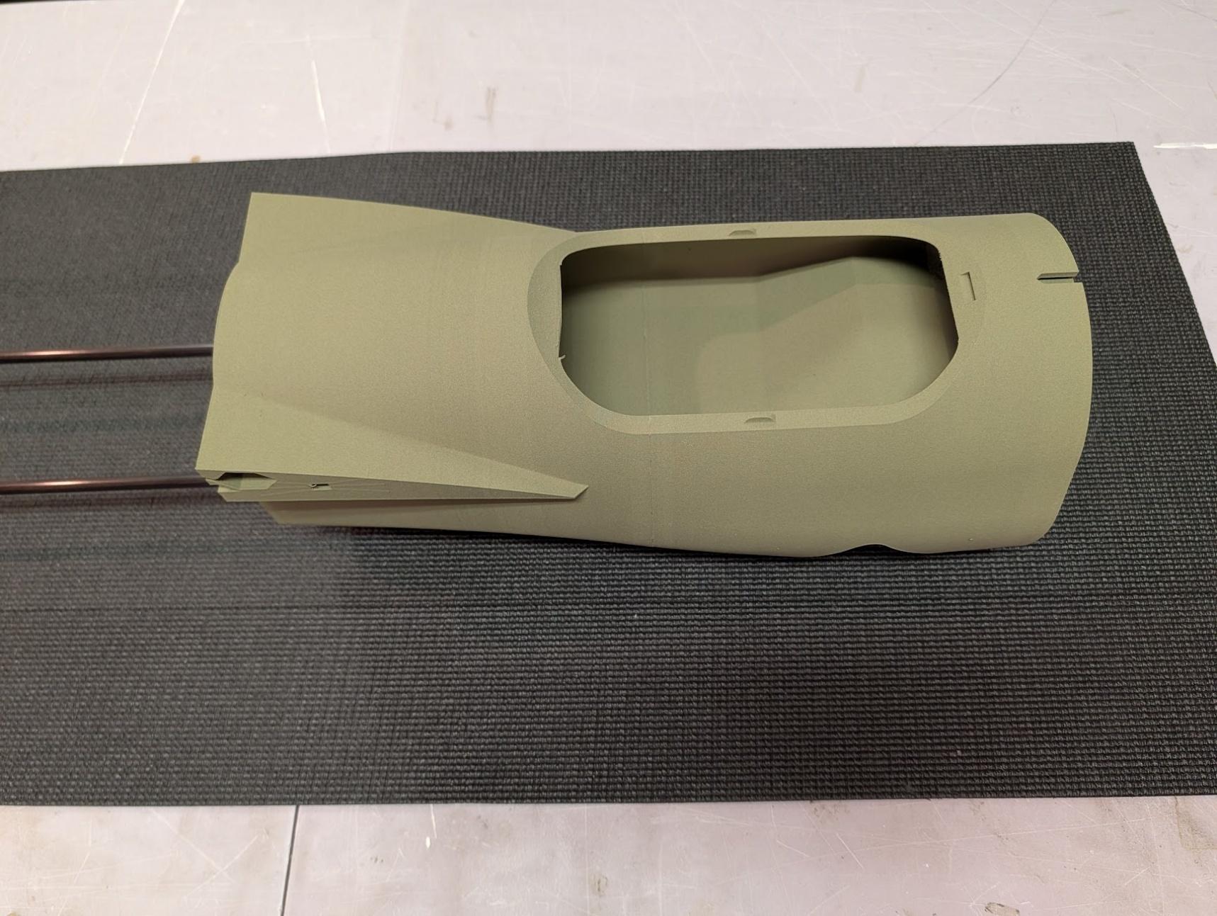 Fuselage sections 6 and 7 joined