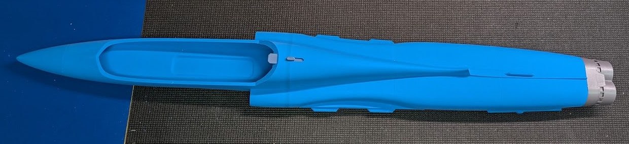 Completed fuselage assembly