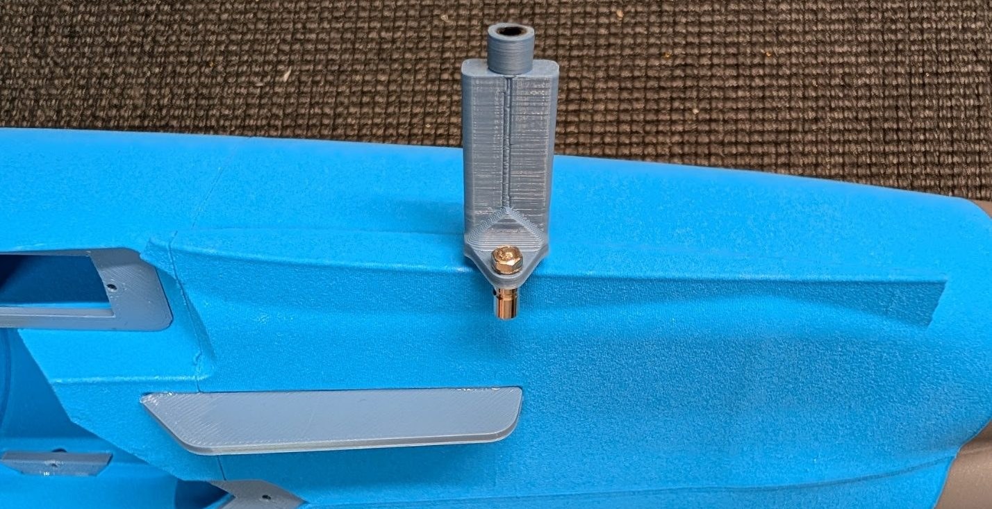 Stabilator stoppers glued on