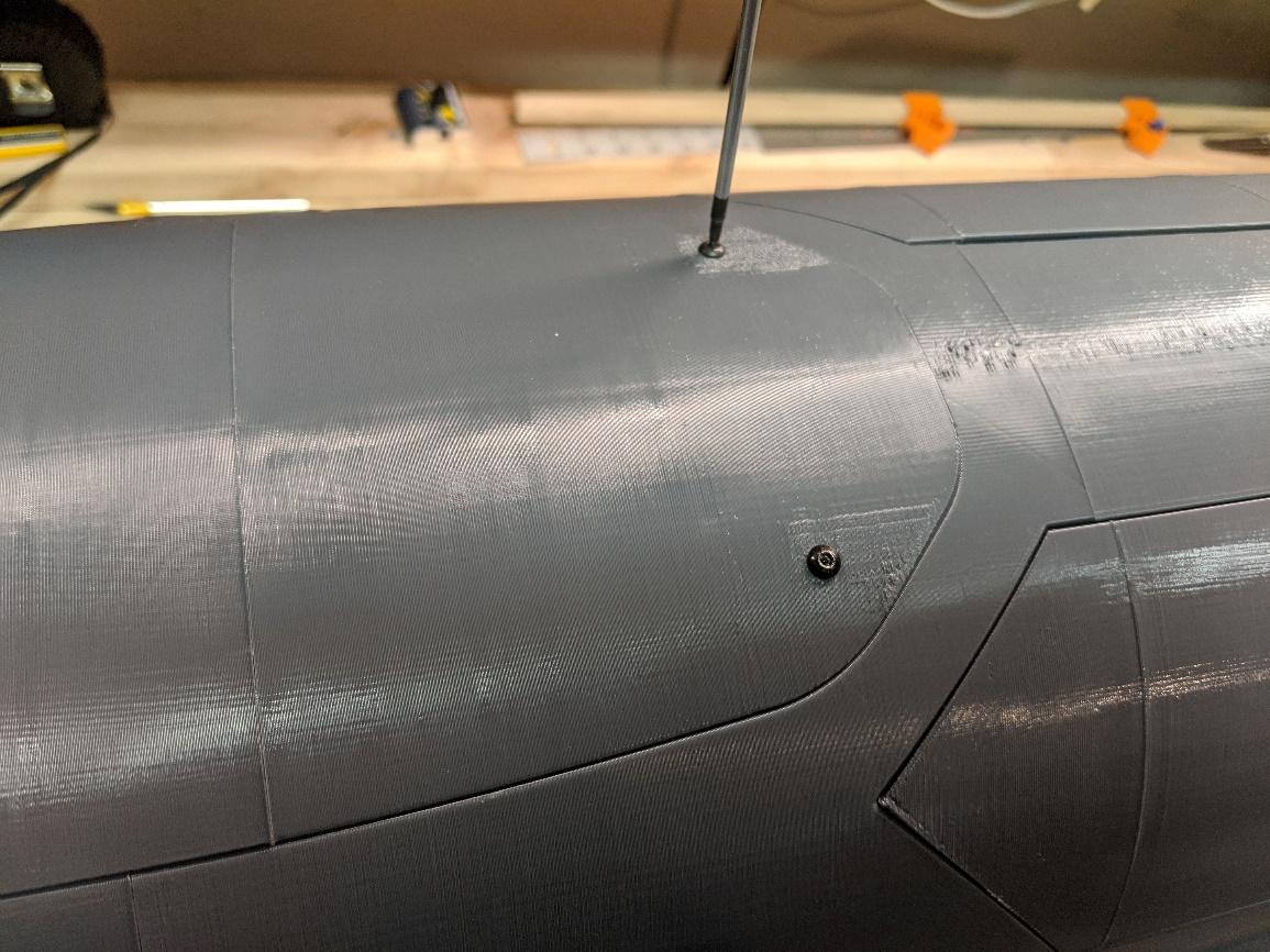 Avionics hatch installed