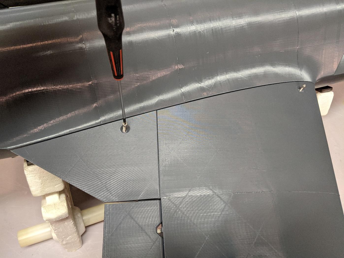 Wing panels fastened