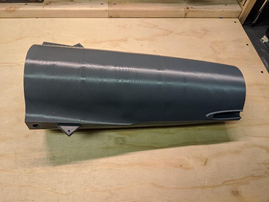 Fuselage section 8 joined to section 7