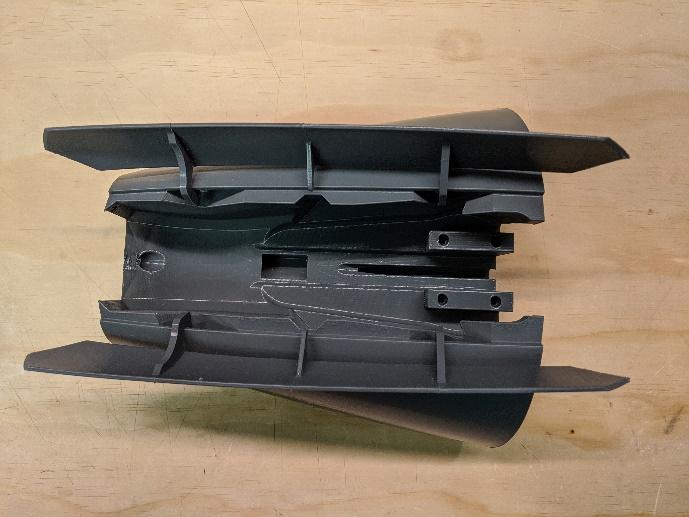Nose gear doors secured