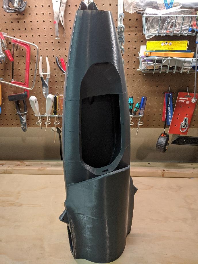 Fuselage sections 4 and 5 joined