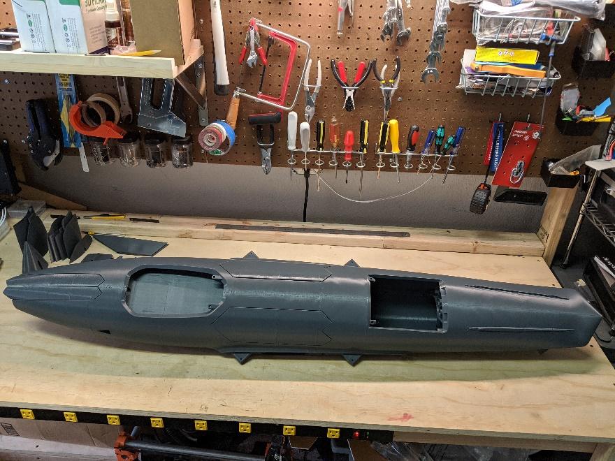 Joining the two fuselage subassemblies