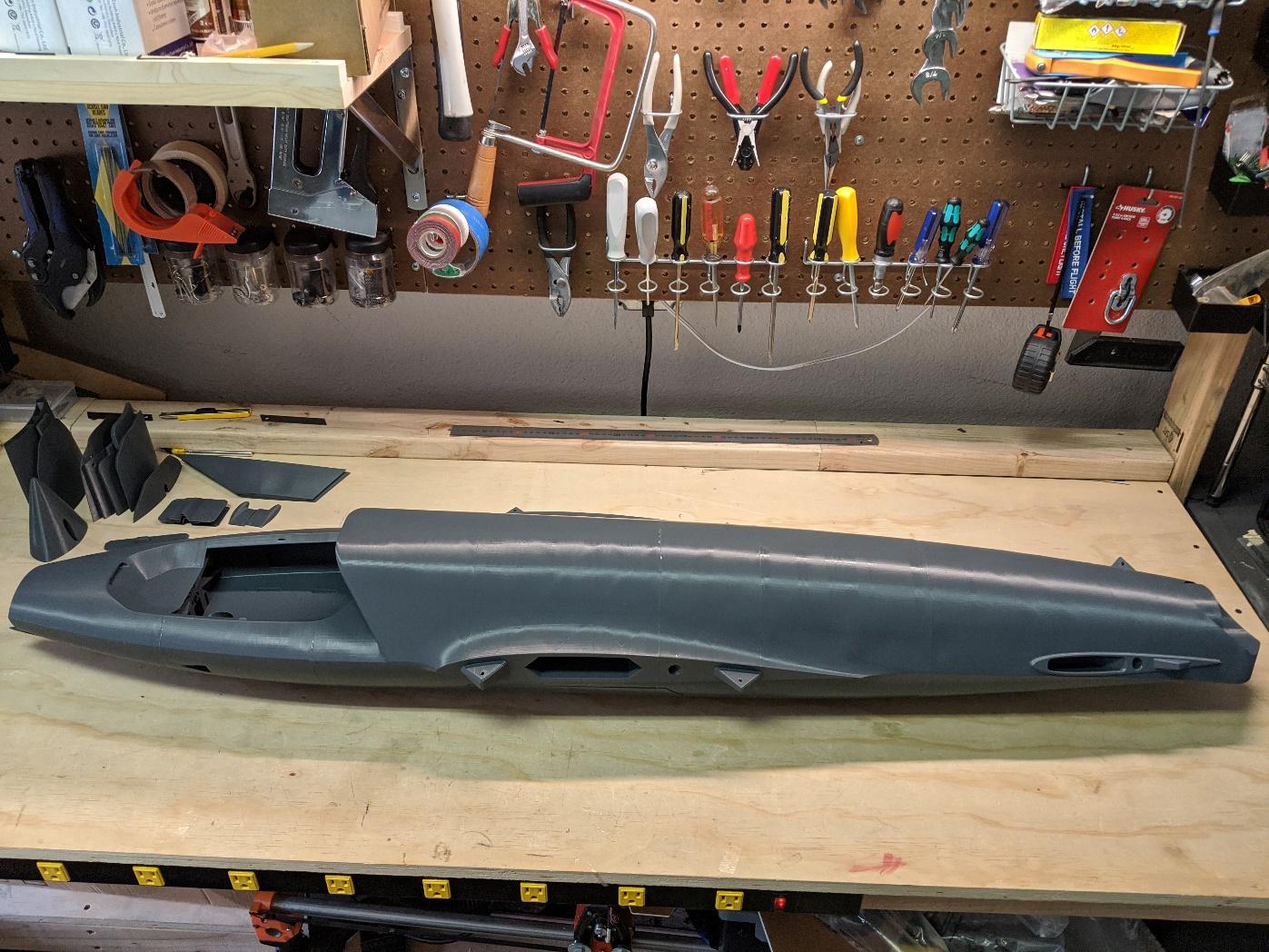 Fuselage subassemblies joined